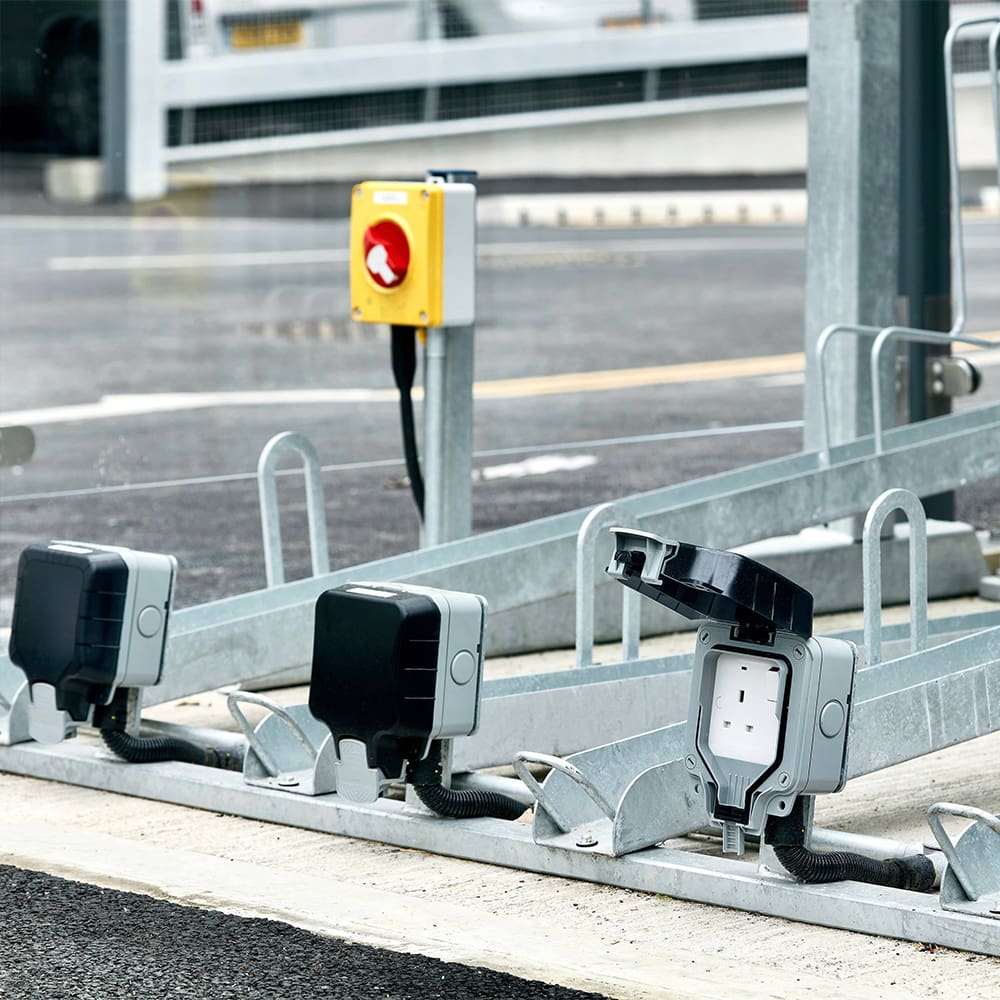 Two Tier E-Bike Racks